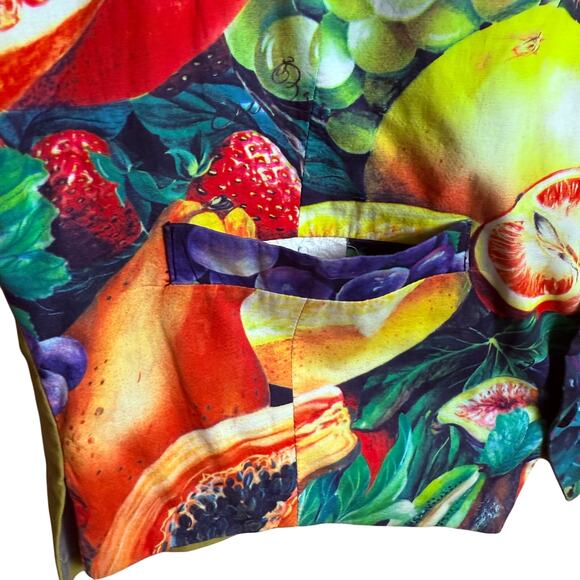 Paul Smith Vintage Fruit Vest Size Large Made in England Front Pockets - Picture 6 of 8